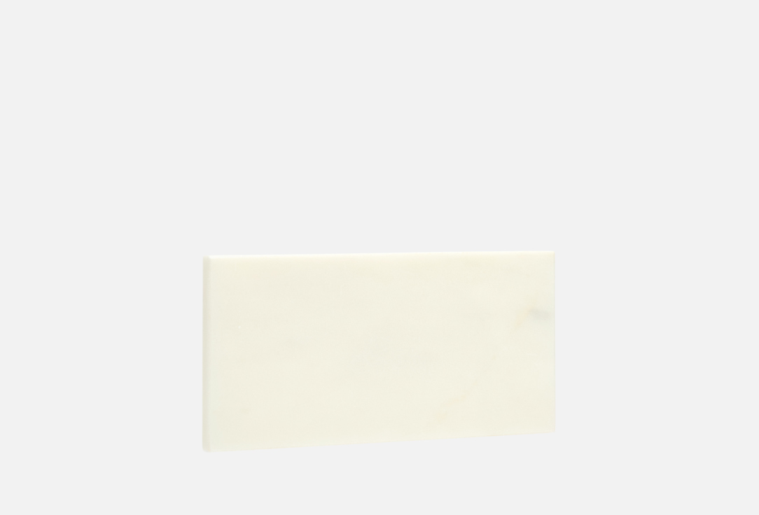 Изображение товара сервировочная доска НАТУРКАМЕНЬ Мраморная, белая, 20х10 см