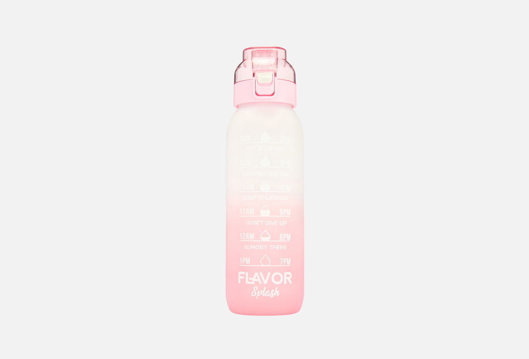 Изображение товара Бутылка для воды Flavor Splash с ароматическими картриджами, бело-розовая