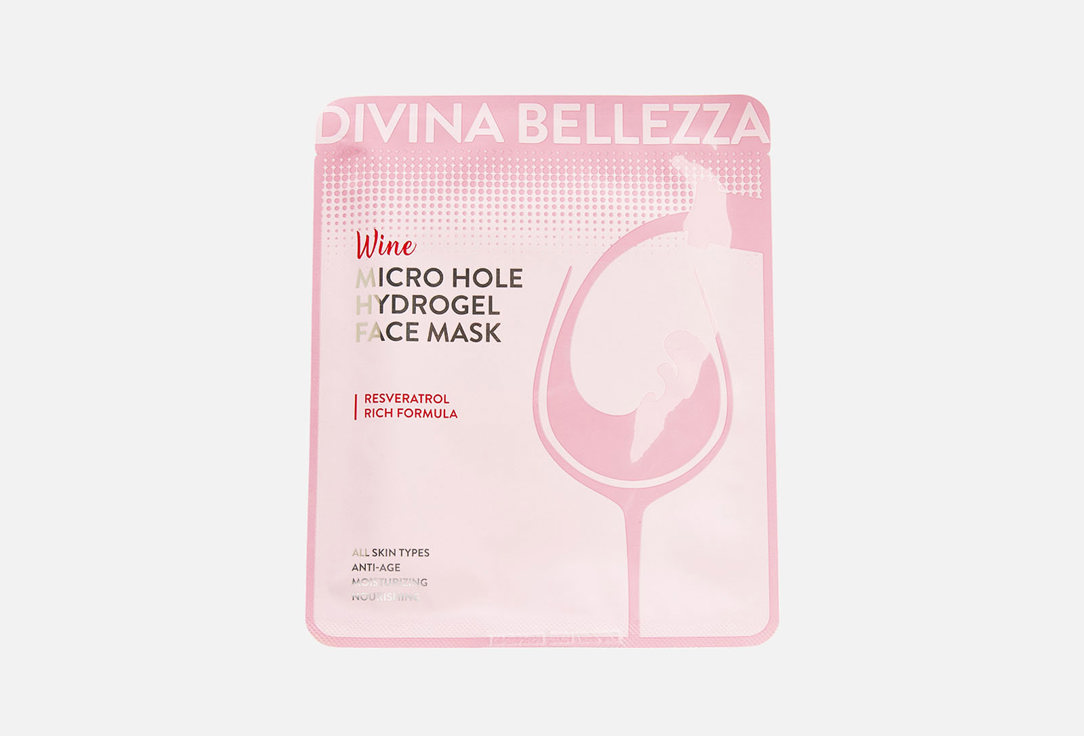 Изображение товара Маска для лица DiVina Bellezza Wine гидрогелевая против старения 30 г