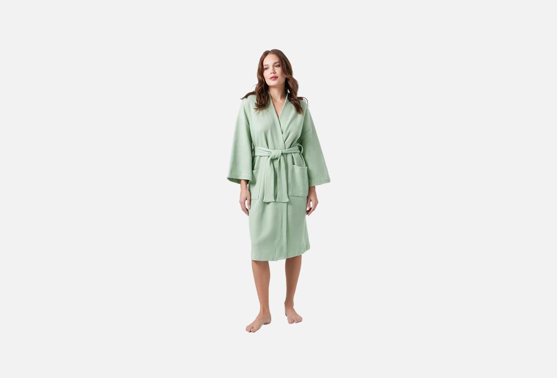 Изображение товара Халат Mark Formelle морозная зелень хлопковый женский домашний кимоно