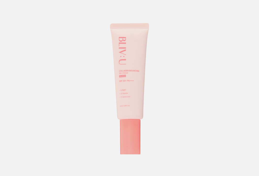 

Коллагеновый BB-крем BLIVU, Бежевый, Bouncing BB Cream 50 мл
