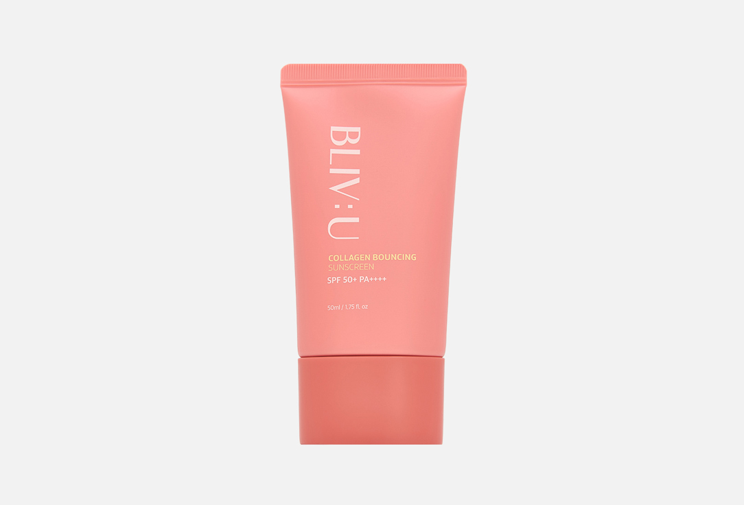 Крем для лица SPF50 BLIVU Collagen Bouncing Sunscreen 50 мл
