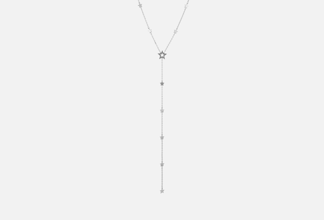 Изображение товара Колье из ювелирного сплава с родиевым покрытием для женщин 40-45 см