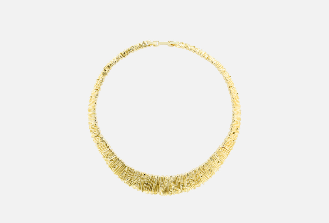Woven gold necklace 1 шт
