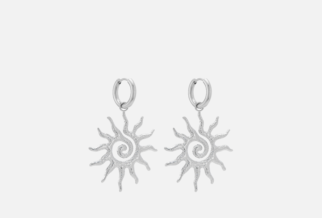 Изображение товара Серьги Attribute Shop Large Sun Silver