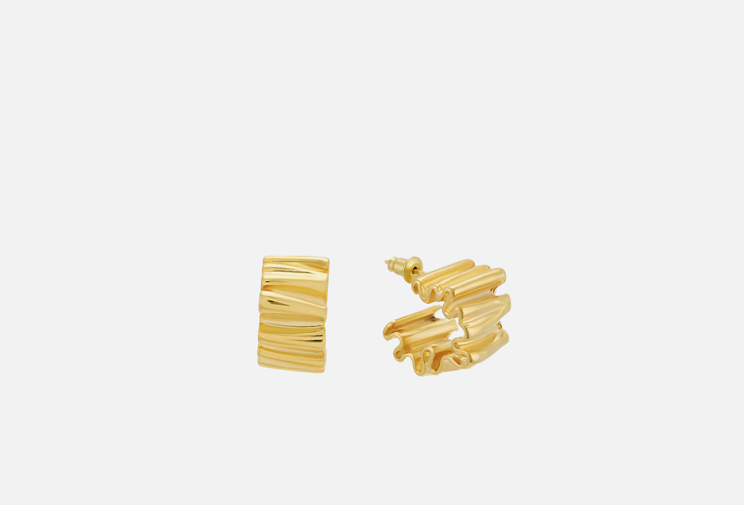 Изображение товара Серьги Attribute Shop Wavy gold