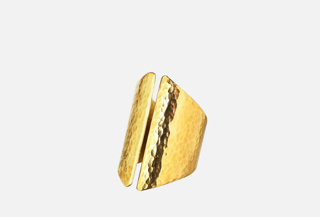 Изображение товара Кольцо AUDEO с чеканкой и позолотой размер 17.5-19