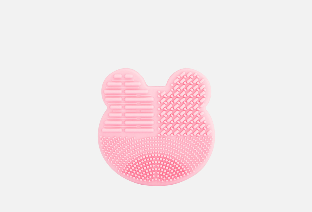 Изображение товара Двухсторонний силиконовый коврик для мытья кистей SISTERSINHEELS Мишка