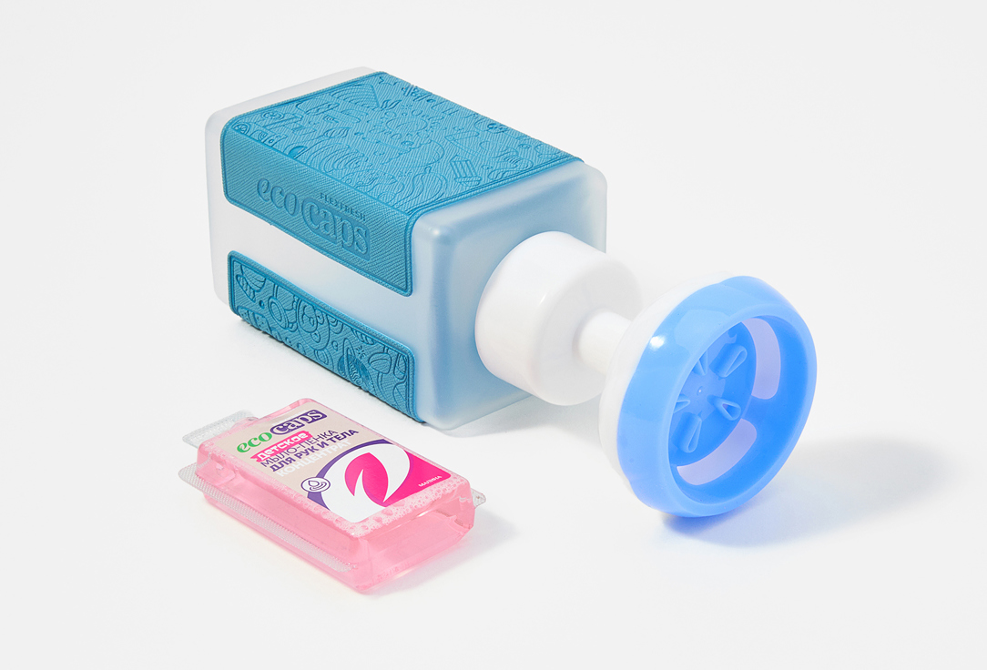 

Набор для рук и тела ECOCAPS, Белый, Флакон пенообразующий Flexfresh и мыло пенка 2 шт