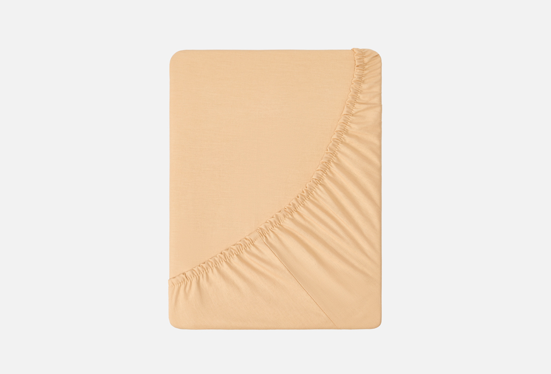 

Простыня на резинке SONNO, Бежевый, Aesthetic, песочный, 140х200х30 1 шт