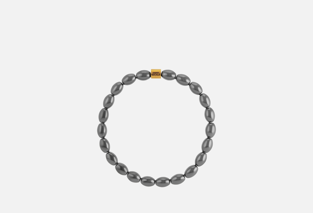 Изображение товара Мужской браслет Mr&Mrs Wolf из гематита