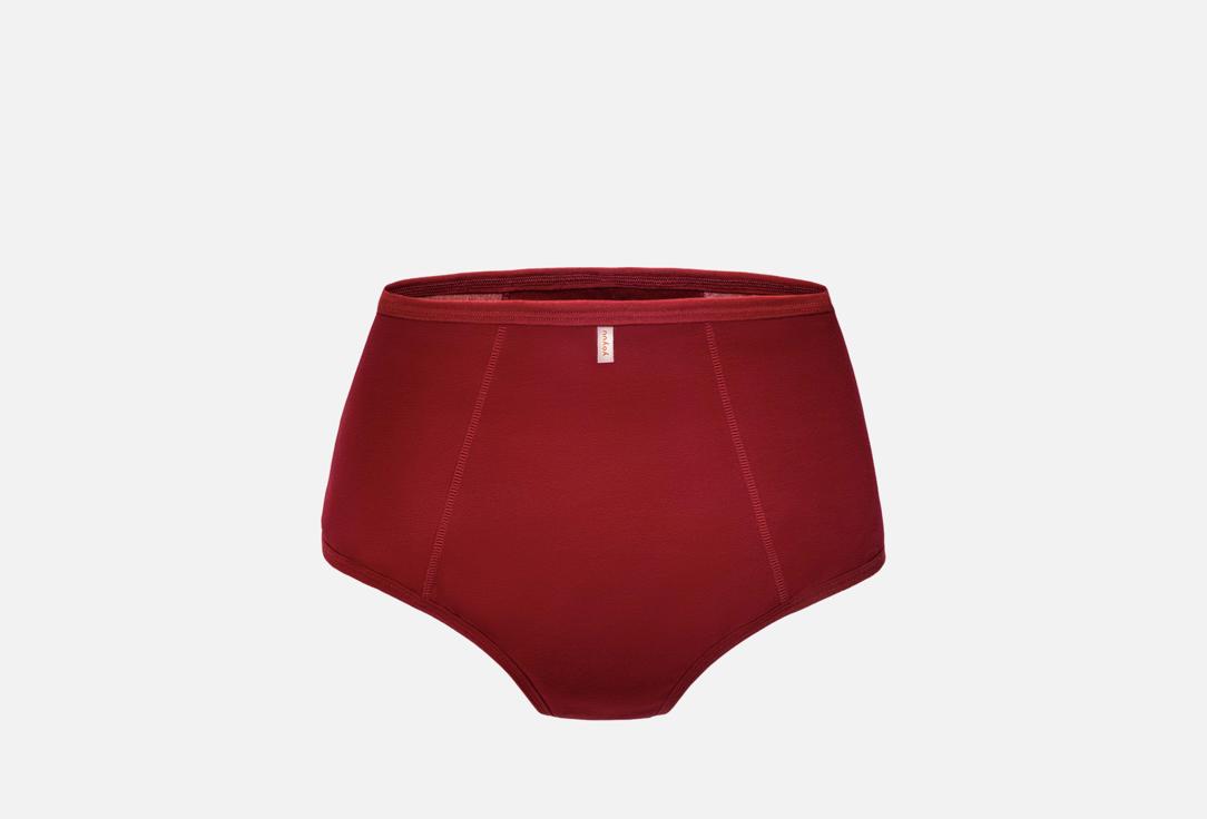 

Трусы для менструации YOYUU, Бордовый, Light на высокой посадке XS мл