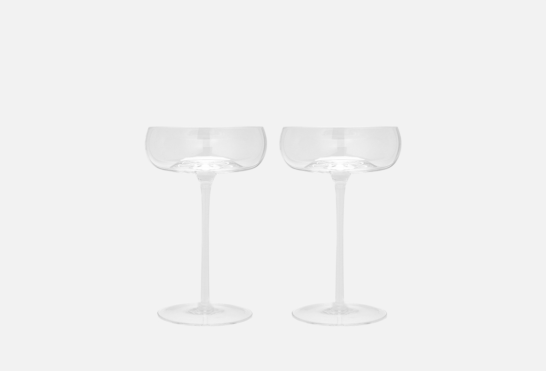 Изображение товара Набор бокалов для коктейлей Kareiro 220 мл стиль и элегантность из стекла