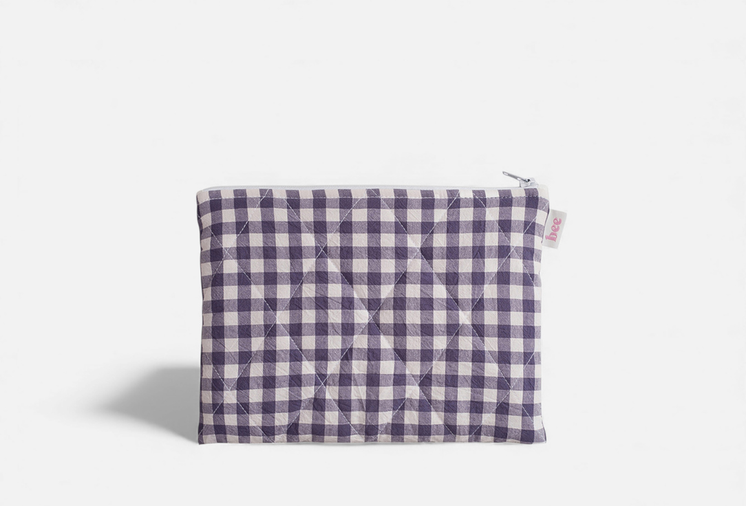 Изображение товара Косметичка Bee factory Flat violet 25х18 см для косметики и планшета