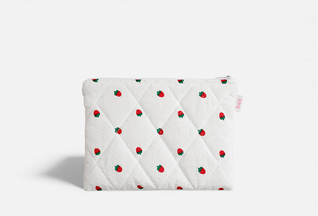 

Косметичка BEE FACTORY., Бежевый, Flat strawberry 1 шт