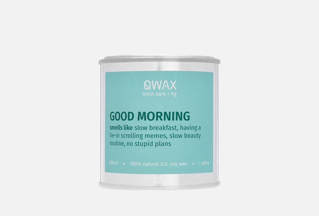Изображение товара Ароматическая свеча qwax good morning