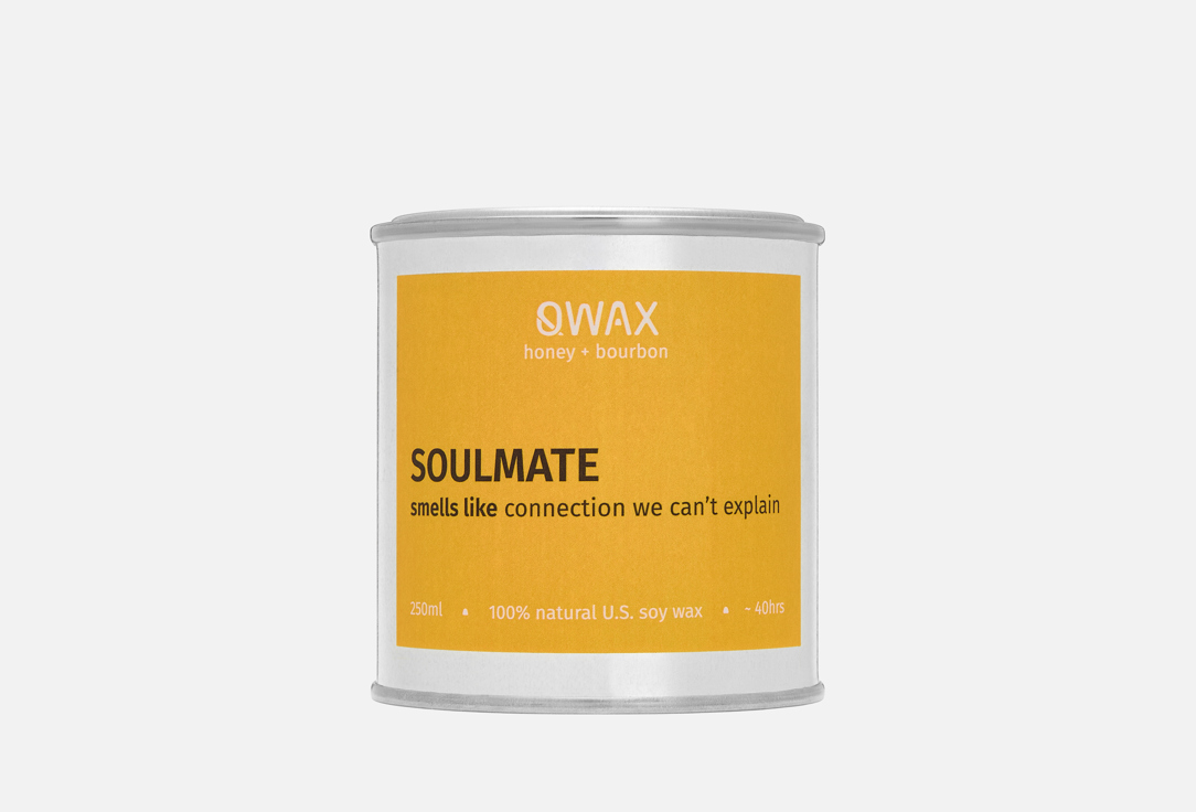 Изображение товара Ароматическая свеча qwax soulmate длительное горение стильный дизайн