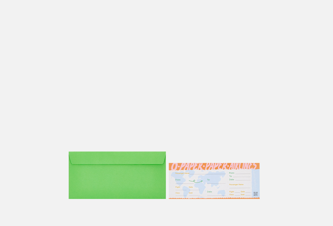 Открытка O PAPER PAPER Билет 1 шт