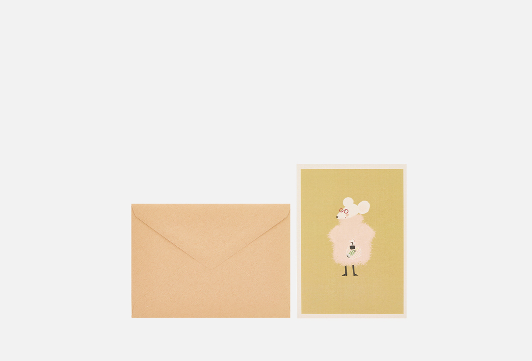 Изображение товара Открытка O PAPER PAPER Стильная мышка