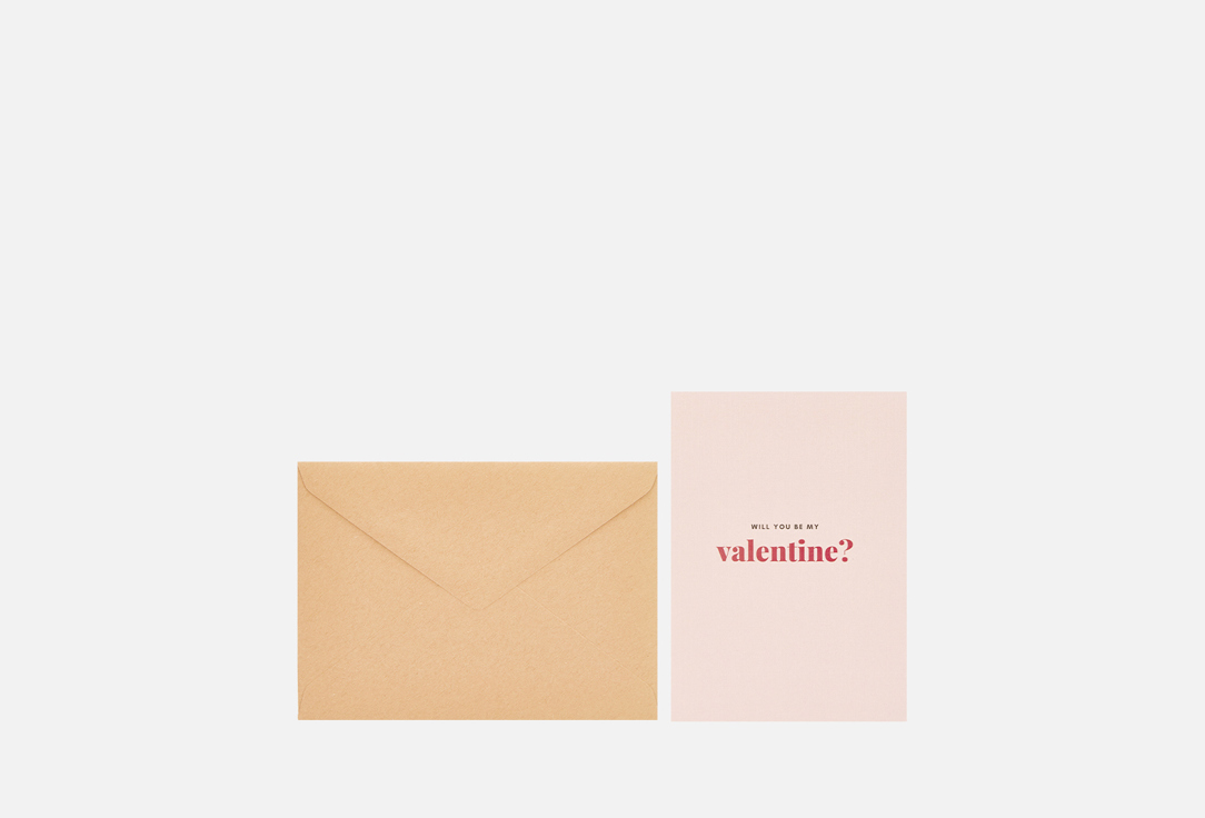 Изображение товара Открытка O PAPER PAPER Will you be my Valentine
