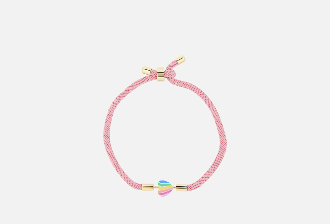 Изображение товара Браслет Komsi Rainbow LOVE розово-радужный для женщин