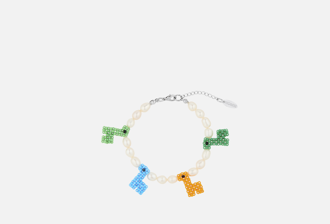 Изображение товара Браслет Komsi Brand Dino из жемчуга и бисера для женщин регулдуемый
