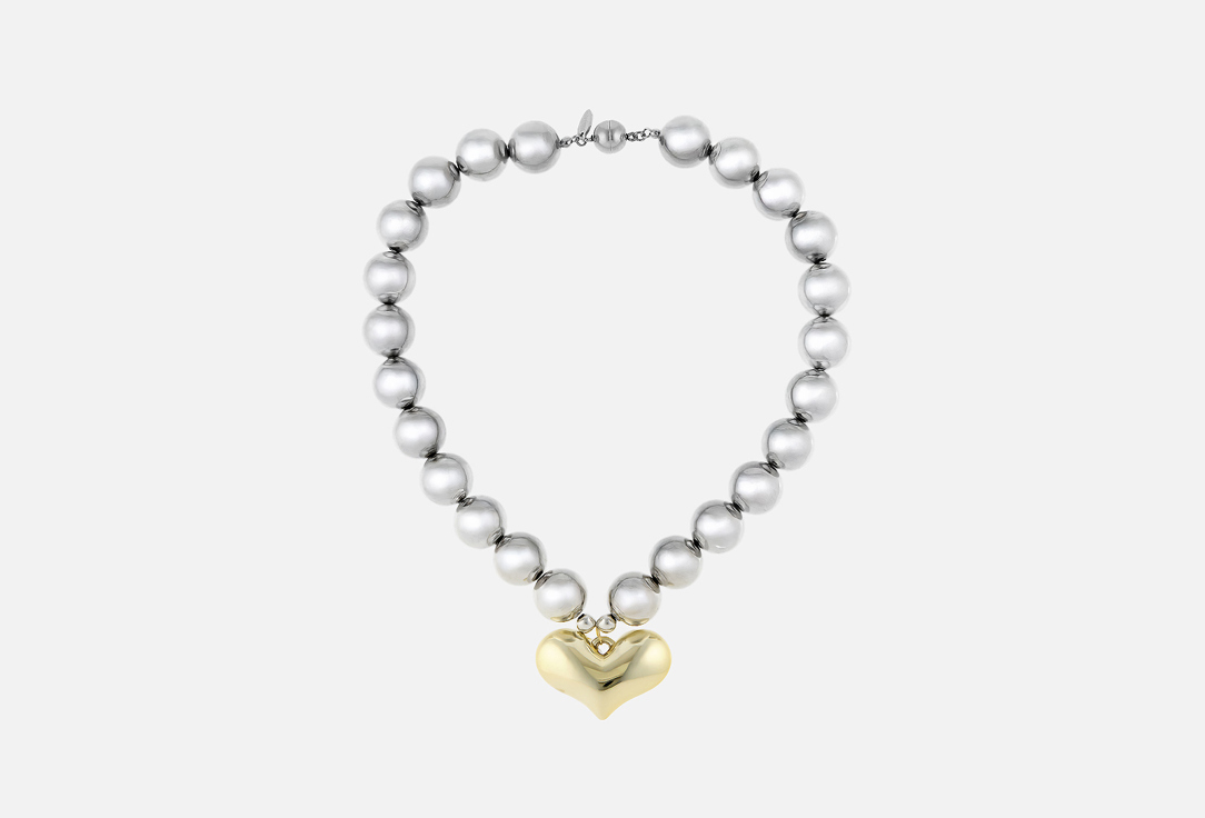 Изображение товара Стильный чокер Urban Silver из легкого акрила с покрытием хром для женщин