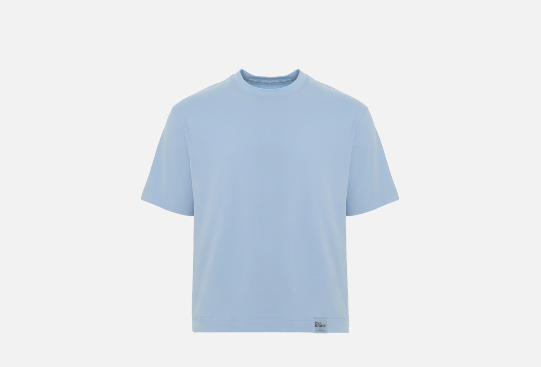 Изображение товара Футболка Eight Horizons peach effect оверсайз хлопок с бархатной текстурой демисезон