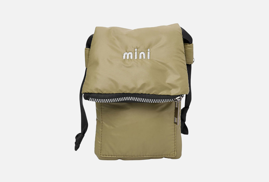 Изображение товара Яркая женская сумка через плечо FABRIZIO REES мини стильная практичная серого цвета