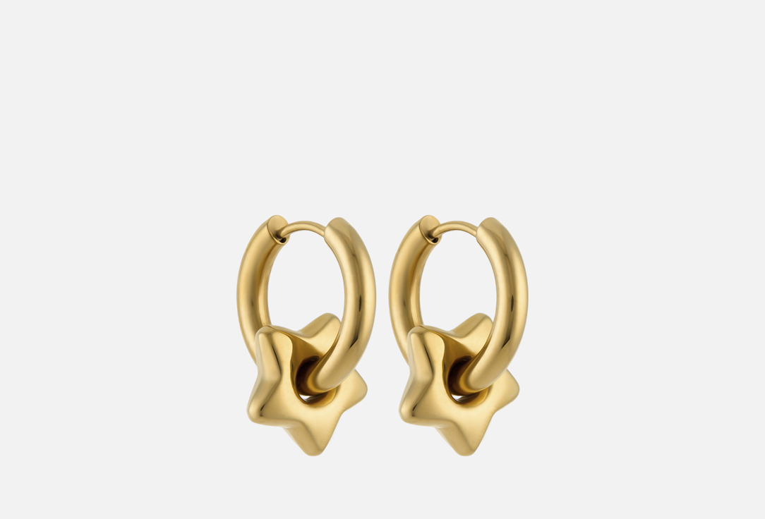 Изображение товара Серьги Komsi Brand Gold Stars