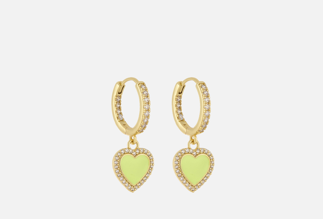 

Серьги KOMSI BRAND, Love 2 шт