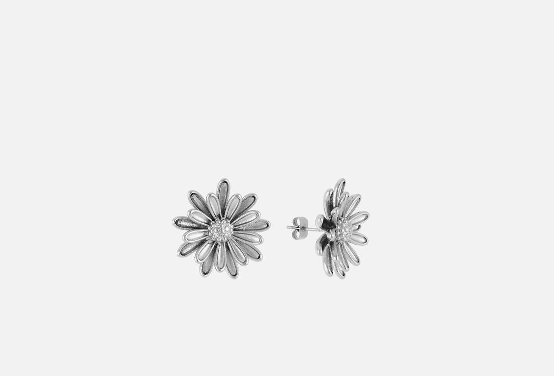 

Серьги KOMSI BRAND, Flover Silver 2 шт