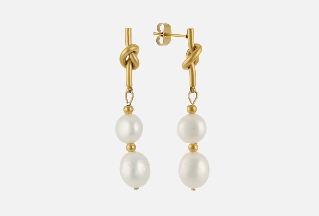 

Серьги KOMSI BRAND, River pearls 2 шт