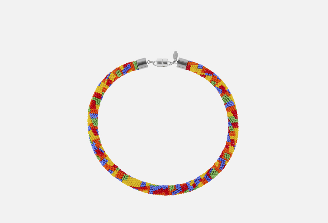 Изображение товара Стильный бисерный чокер Komsi Brand Art длина 42 см ручная работа