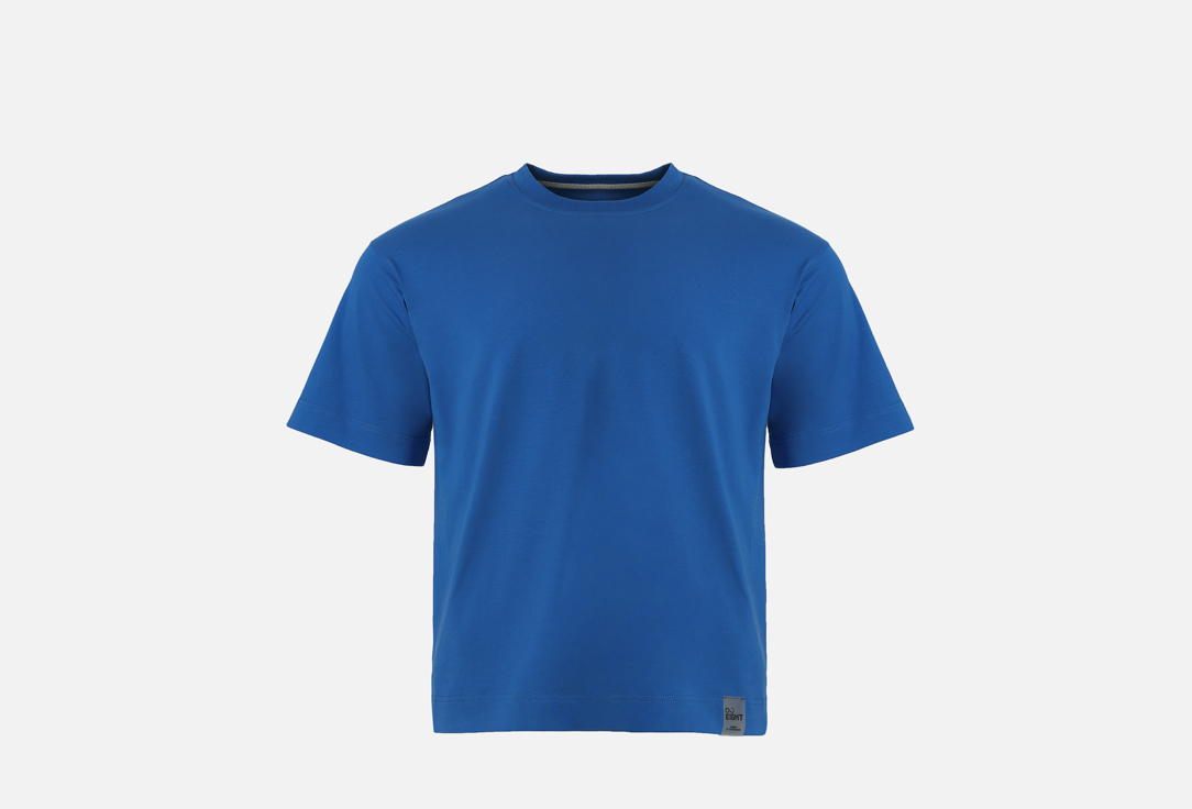 Изображение товара Футболка Eight Horizons сапфир свободного кроя из хлопка и эластана