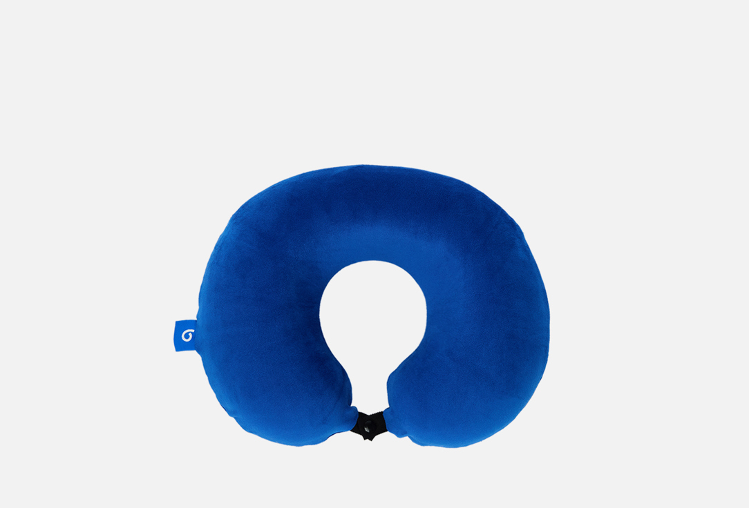 Подушка BLUE SLEEP Для шеи, Travel, синий, 29х30 1 шт