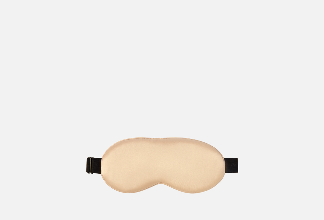 Изображение товара Премиальная шелковая маска для сна Blue Sleep бежевая для женщин и мужчин
