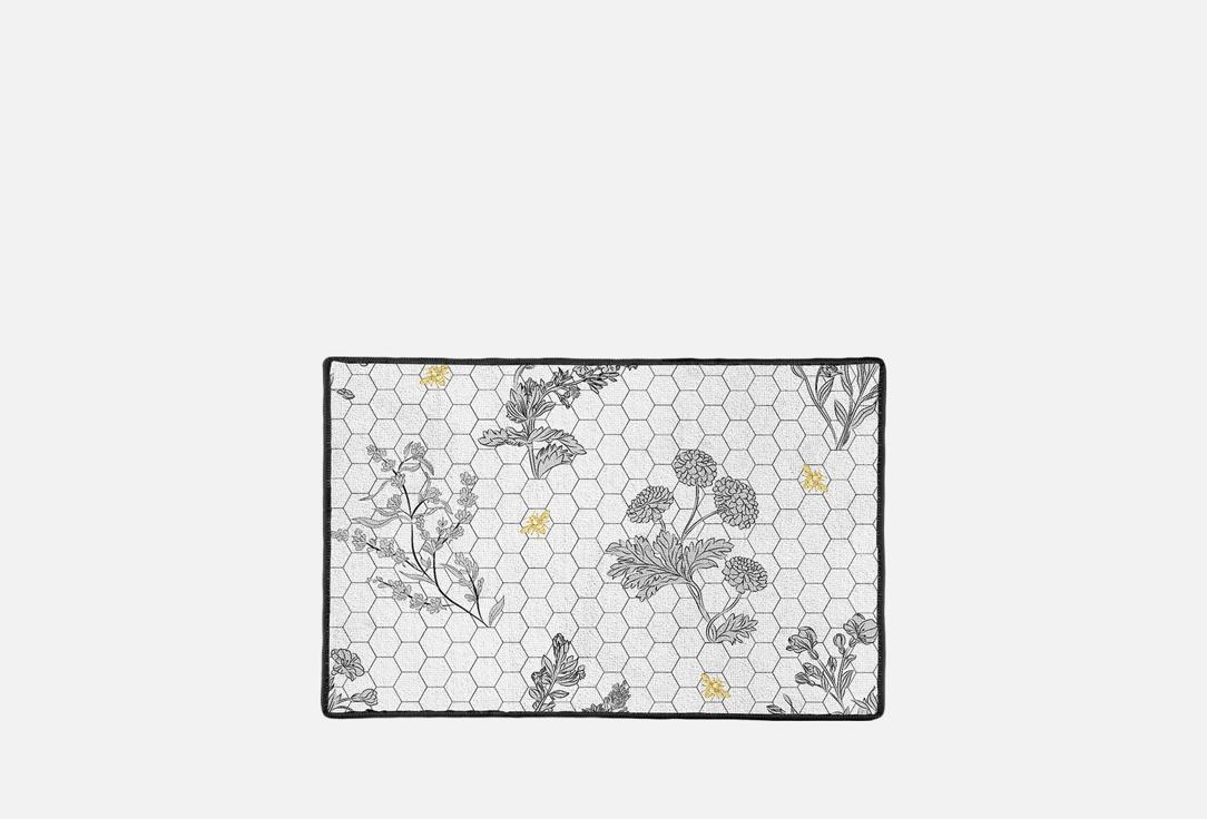 Изображение товара Коврик для сушки Mia Cara Honey Bee черный 31х47 см многофункциональный