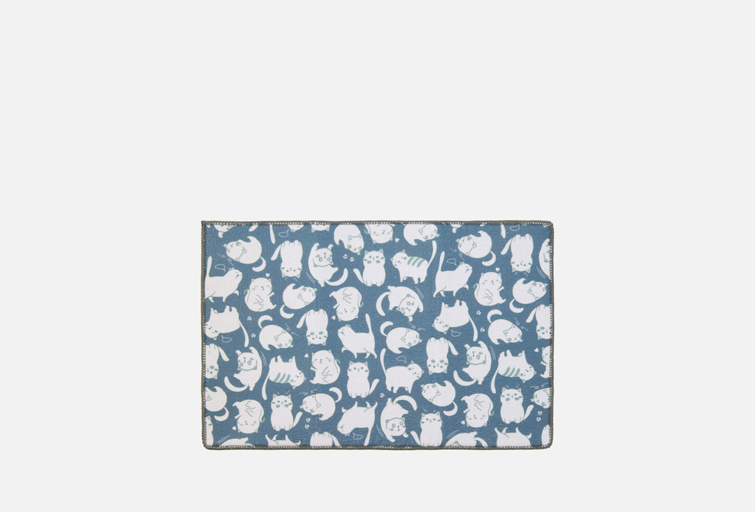 

Коврик для сушки MIA CARA, Принт, Kitten, серый, 31х47 см 1 шт