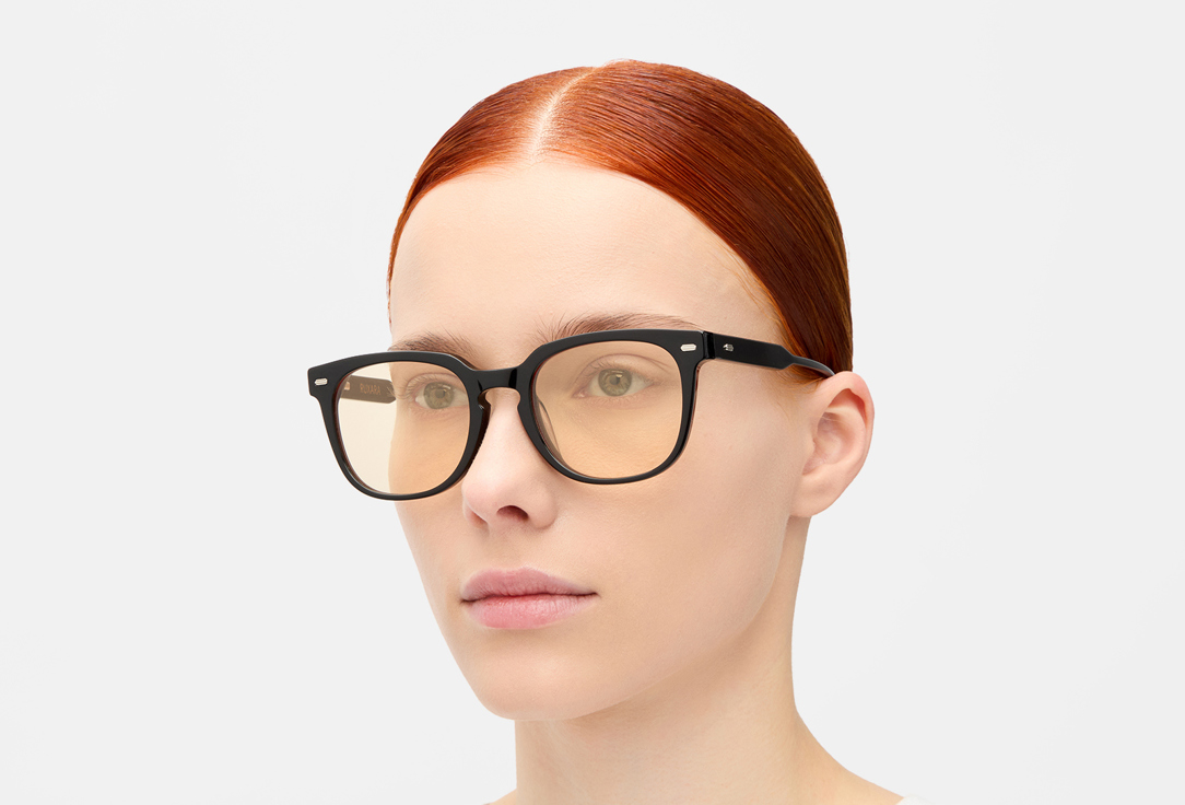 Изображение товара Стильные круглые солнцезащитные очки RUXARA с желтыми линзами для женщин