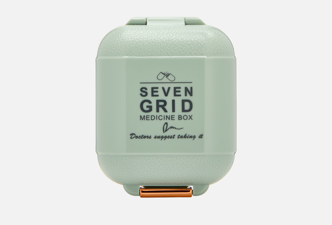 Изображение товара Таблетница L. amore 7 days blue small - компактный органайзер для медикаментов на неделю