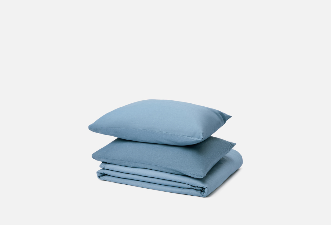 Изображение товара Комплект постельного белья Унисон Denim, двуспальный из поплина