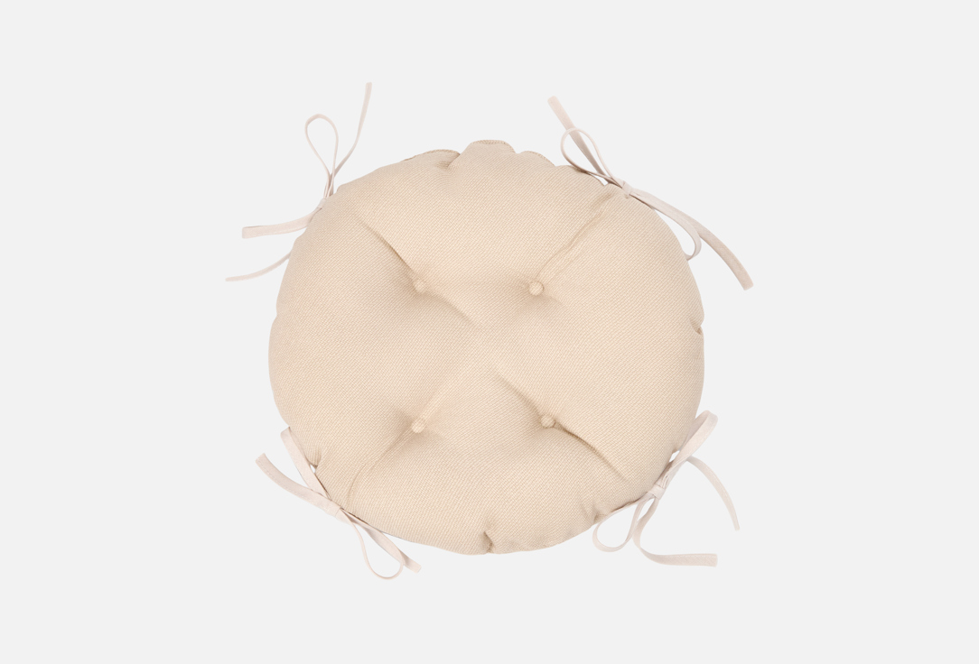 

Подушка на стул УНИСОН, Бежевый, Basic, бежевый, 40х40 1 шт