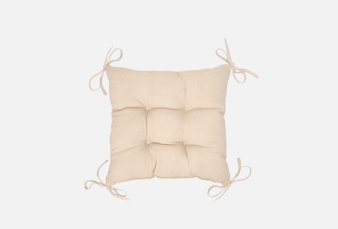 

Комплект подушек на стул УНИСОН, Бежевый, Basic, бежевый, 40х40 2 шт