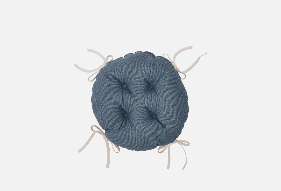 

Подушка на стул УНИСОН, Серый, Basic, графит, 40х40 1 шт