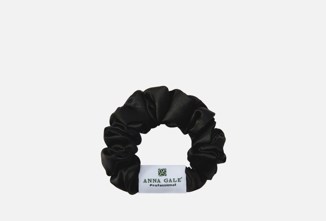 

Шелковая резинка для волос ANNA GALE, Black wide 1 шт