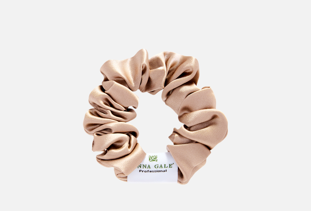 

Шелковая резинка для волос ANNA GALE, Mocha wide 1 шт