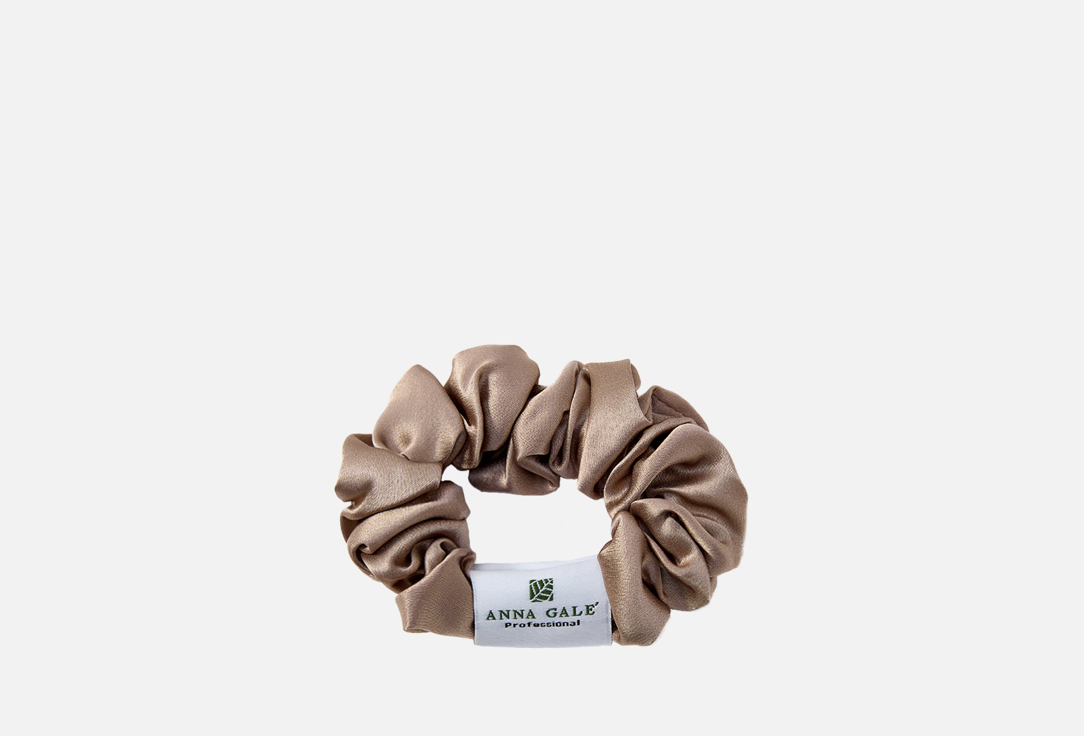 Изображение товара Шелковая резинка для волос ANNA GALE mocha wide