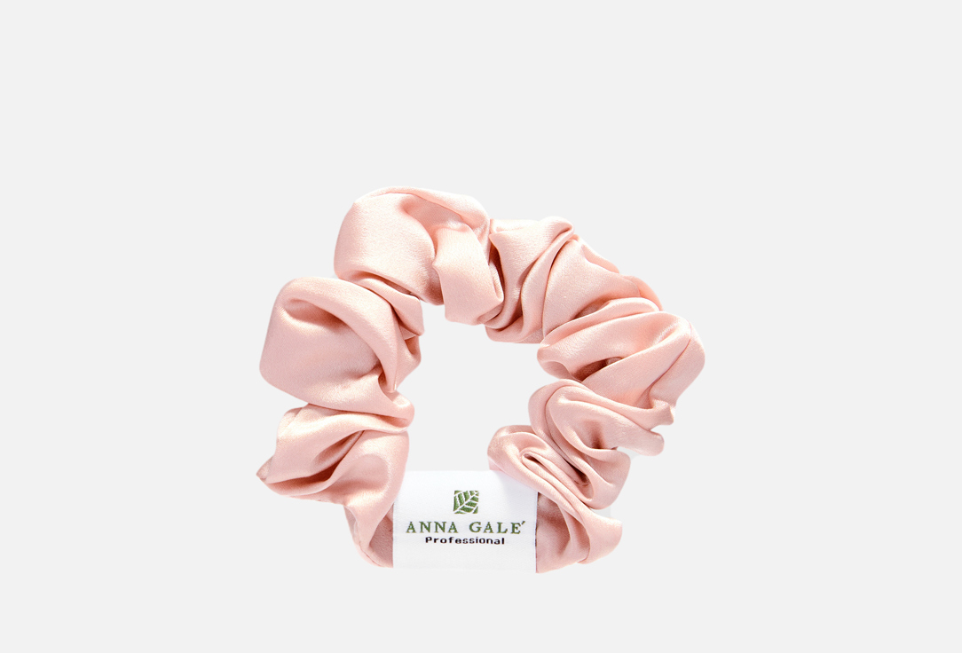 

Шелковая резинка для волос ANNA GALE, Dusty rose wide 1 шт