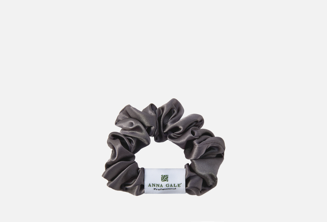 Изображение товара Шелковая резинка для волос ANNA GALE graphite wide